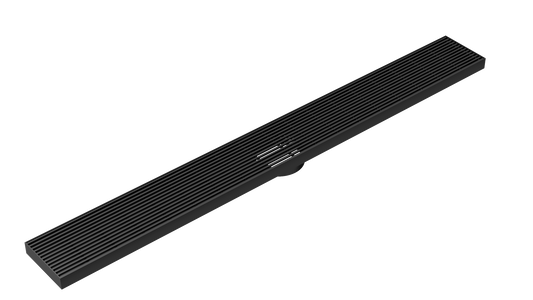 Ezyflow 1000mm Heelguard Linear Waste DN89 - Matte Black