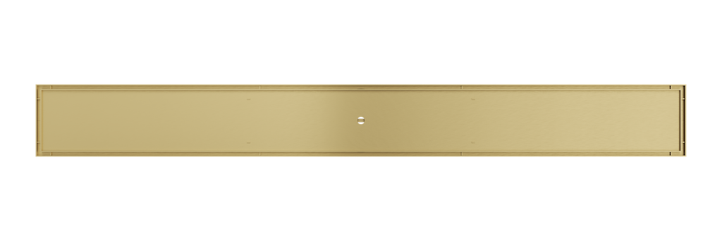 Ezyflow 1000mm Tile Insert Linear Waste DN89 - Brushed Brass