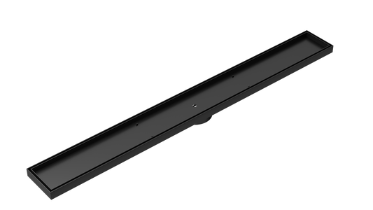 Ezyflow 1000mm Tile Insert Linear Waste DN89 - Matte Black