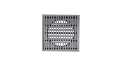 Ezyflow 110mm Heelguard Square Waste DN89 - Gunmetal