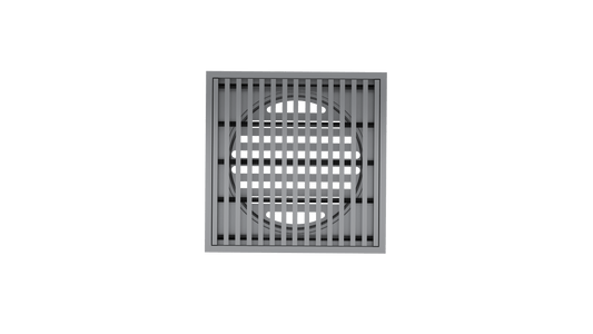 Ezyflow 110mm Heelguard Square Waste DN89 - Gunmetal