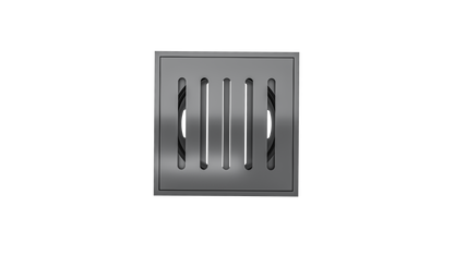 Ezyflow 110mm Vertical Pressed Square Waste DN89 - Gunmetal