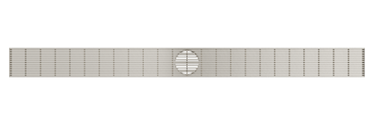 Ezyflow 1200mm Heelguard Linear Waste DN89 - Brushed Nickel