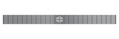 Ezyflow 1200mm Heelguard Linear Waste DN89 - Gunmetal
