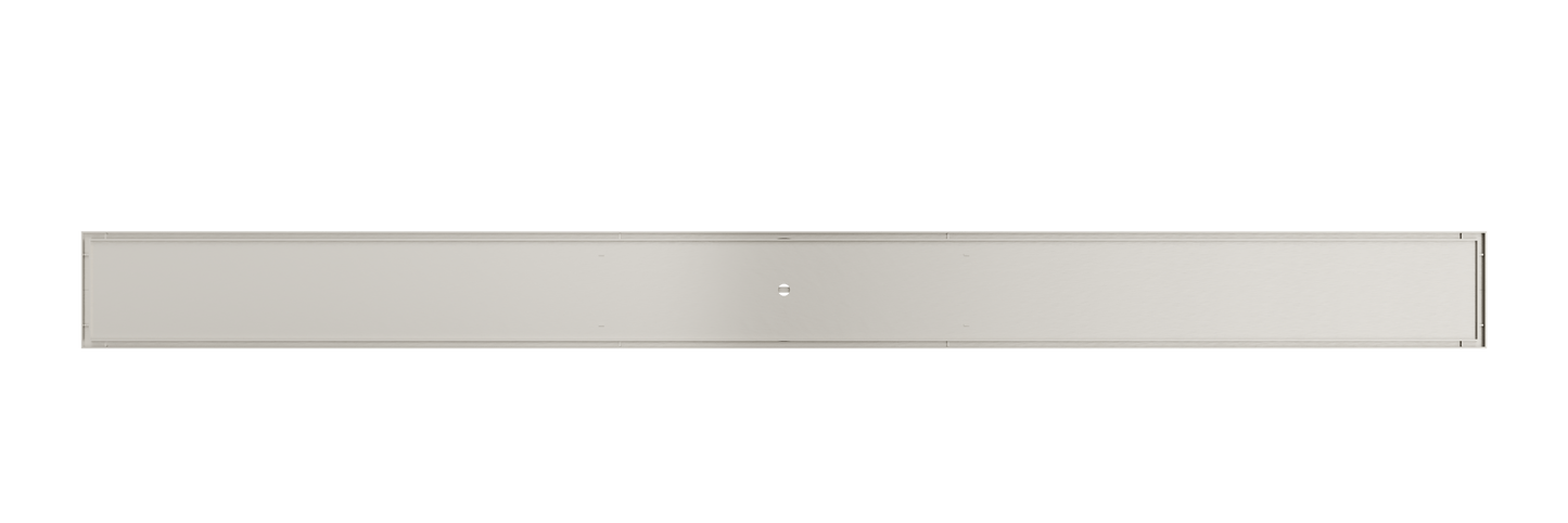 Ezyflow 1200mm Tile Insert Linear Waste DN89 - Brushed Nickel