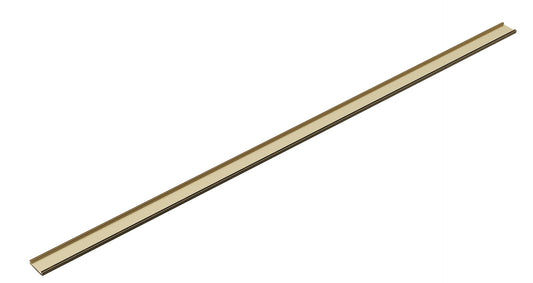 EzyFlow Series 24 Custom Size Tile Insert Per Linear Metre - Brushed Brass