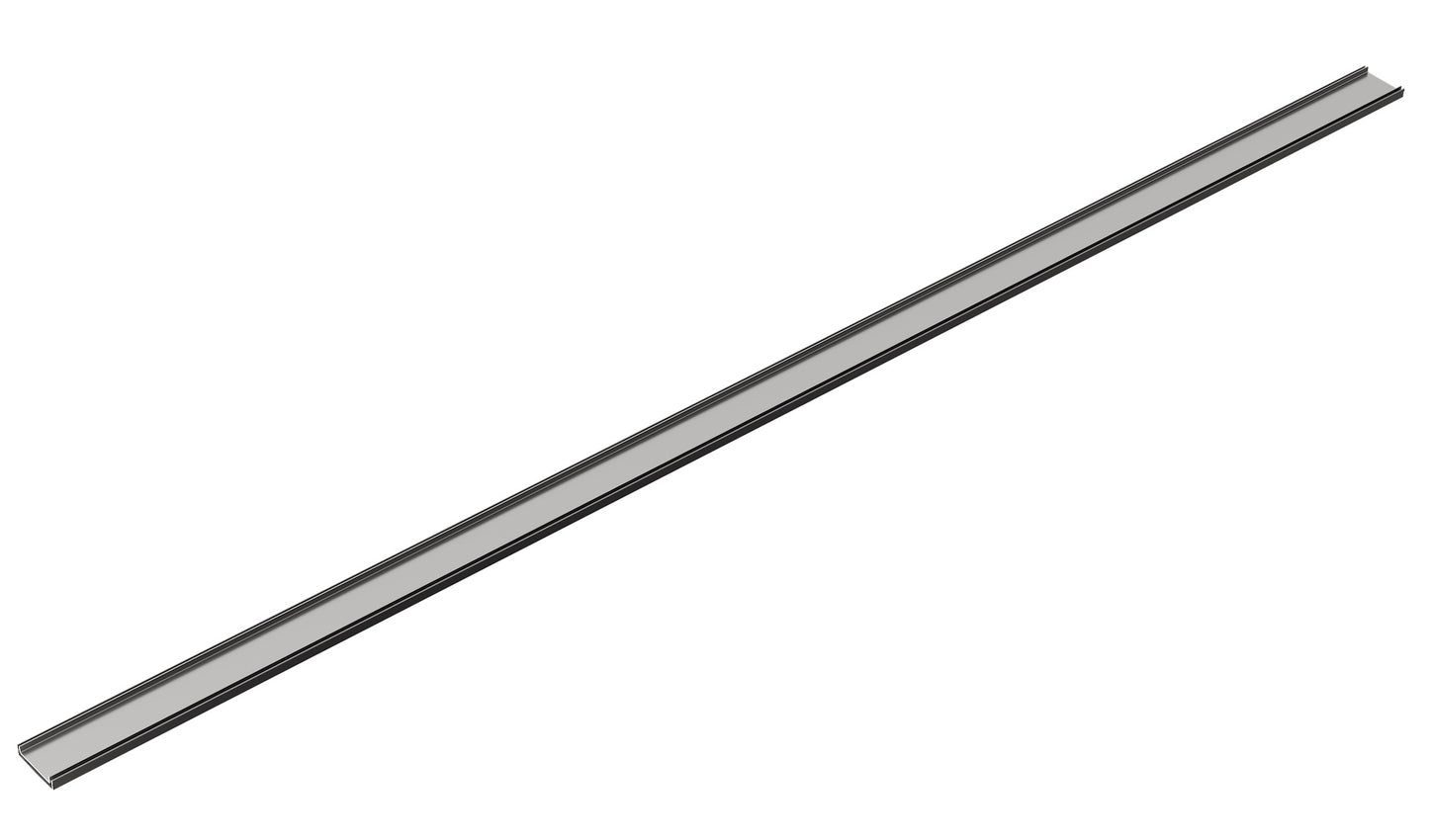 EzyFlow Series 24 Custom Size Tile Insert Per Linear Metre - Gunmetal