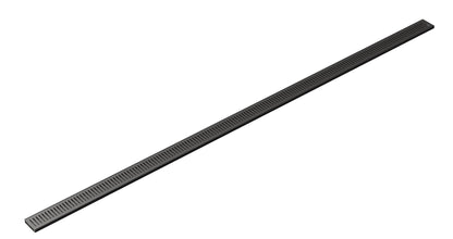 EzyFlow Series 24 Custom Size Vertical Grate Per Linear Metre - Matte Black