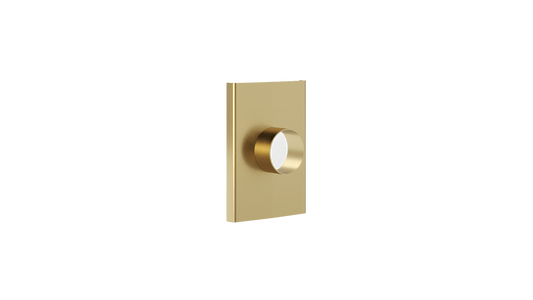 Ezyflow Series 24 50mm Outlet - Brushed Brass