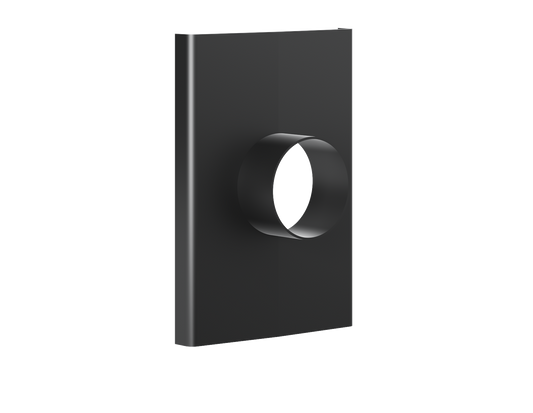Ezyflow Series 24 50mm Outlet - Matte Black