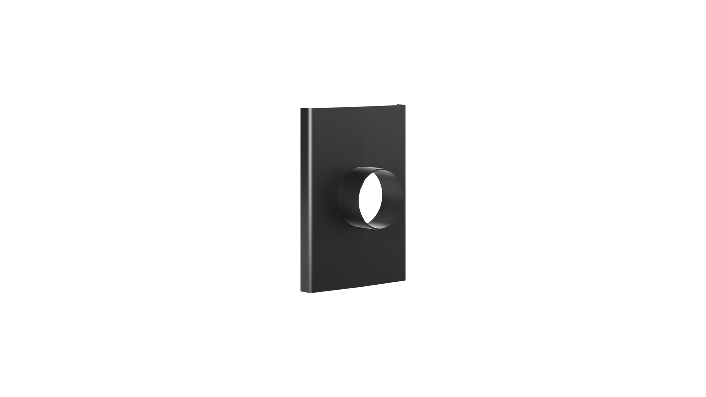 Ezyflow Series 24 50mm Outlet - Matte Black