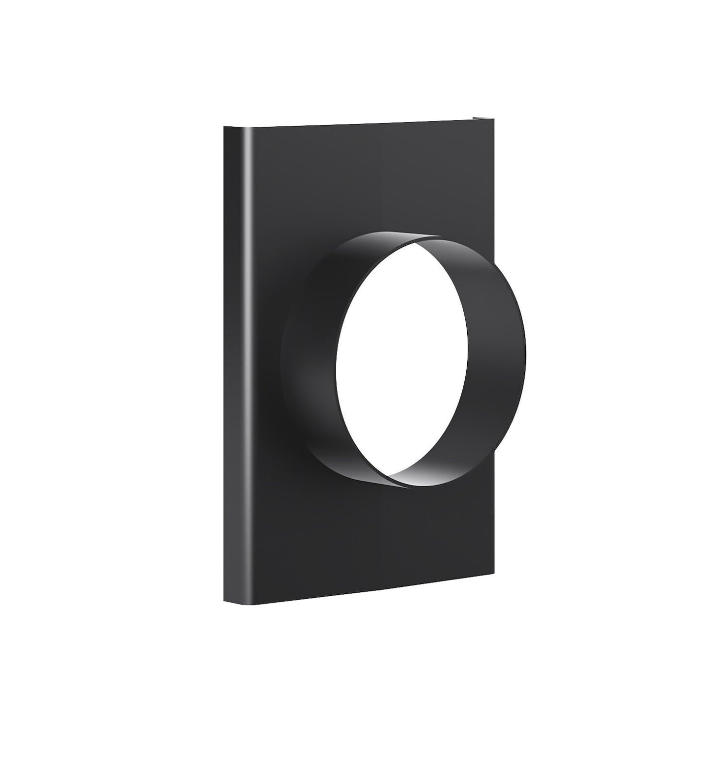 Ezyflow Series 24 80mm Outlet - Matte Black