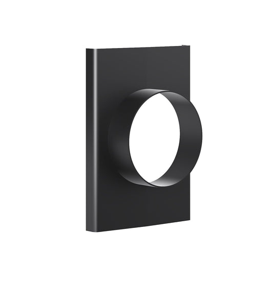 Ezyflow Series 24 80mm Outlet - Matte Black