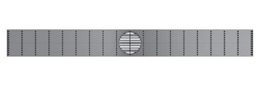 Ezyflow 900mm Heelguard Linear Waste DN89 - Gunmetal