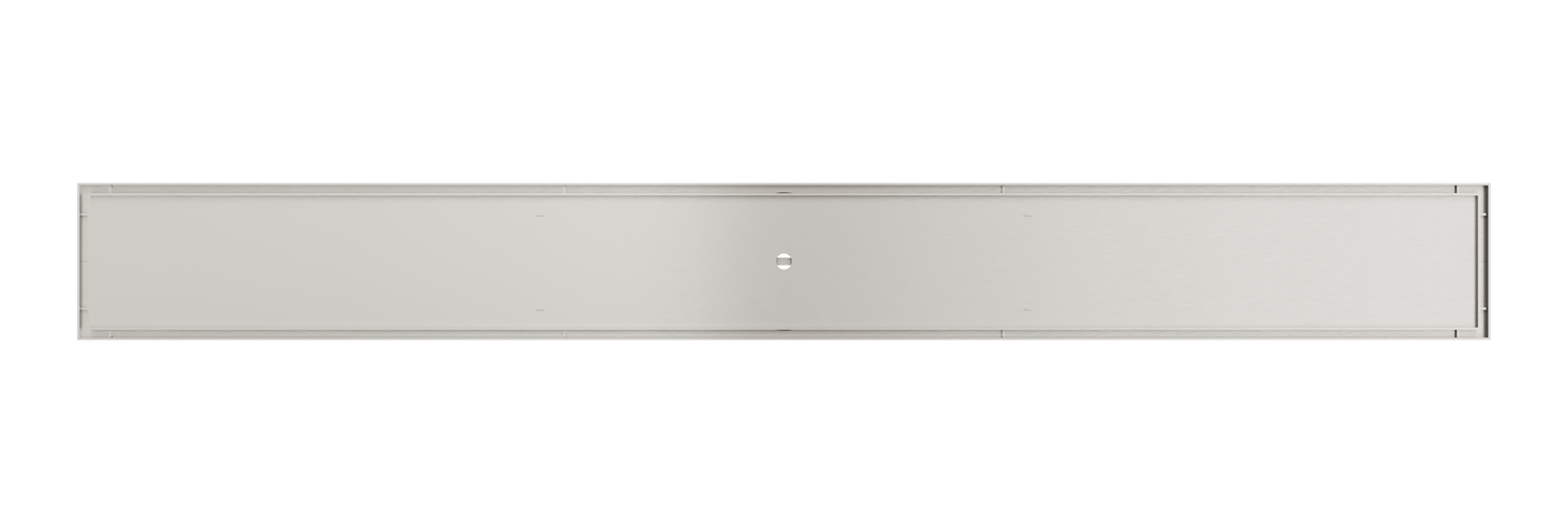 Ezyflow 900mm Tile Insert Linear Waste DN89 - Brushed Nickel