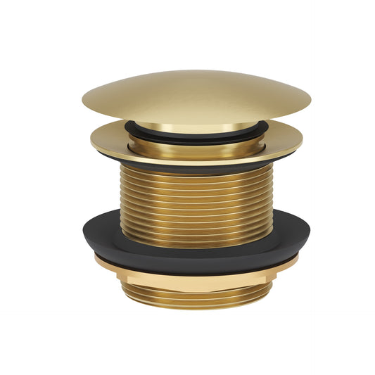 Ezyflow 40mm Pop-Up Plug & Waste - Brushed Brass