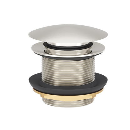 Ezyflow 40mm Pop-Up Plug & Waste - Brushed Nickel