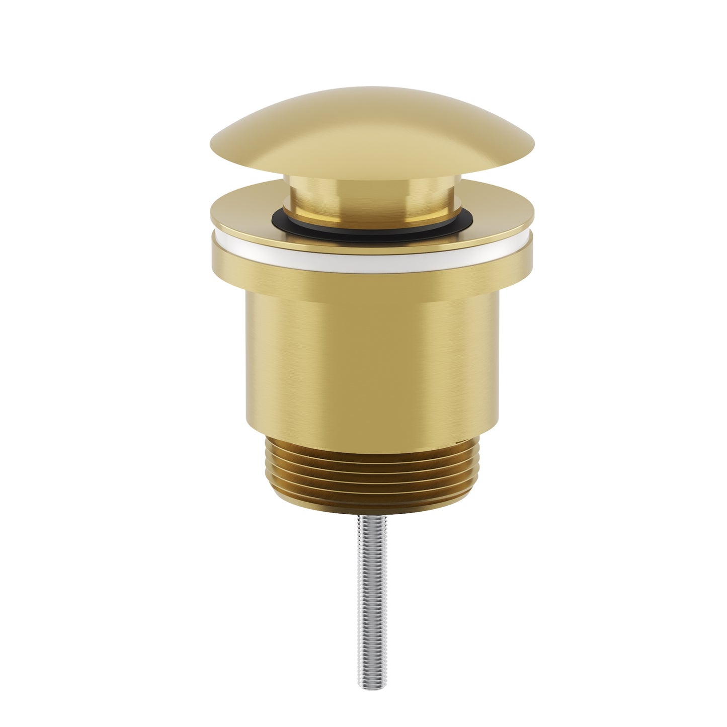 Ezyflow 32/40mm Universal Pop-Up Plug & Waste with Optional Overflow - Brushed Brass