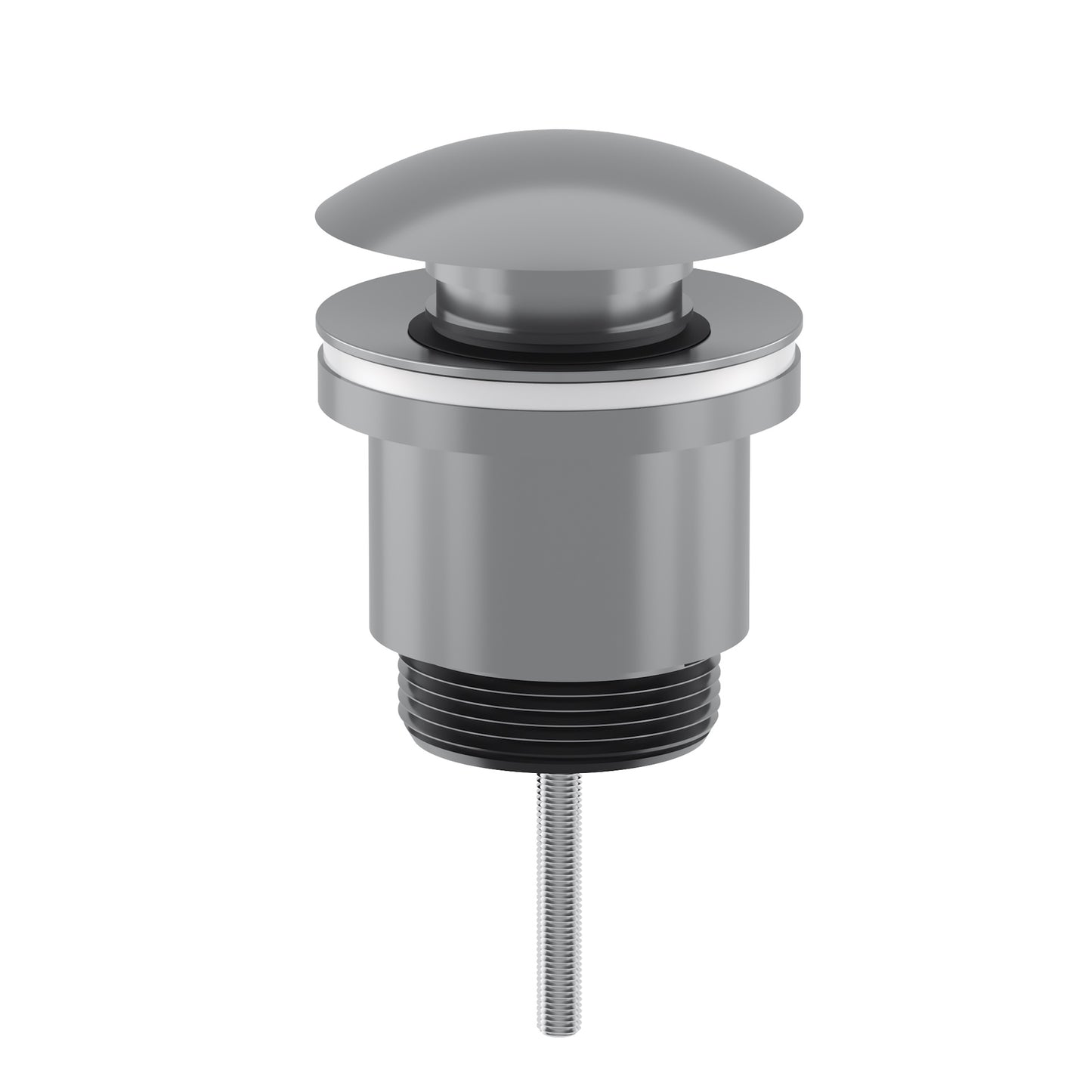 Ezyflow 32/40mm Universal Pop-Up Plug & Waste with Optional Overflow - Gunmetal