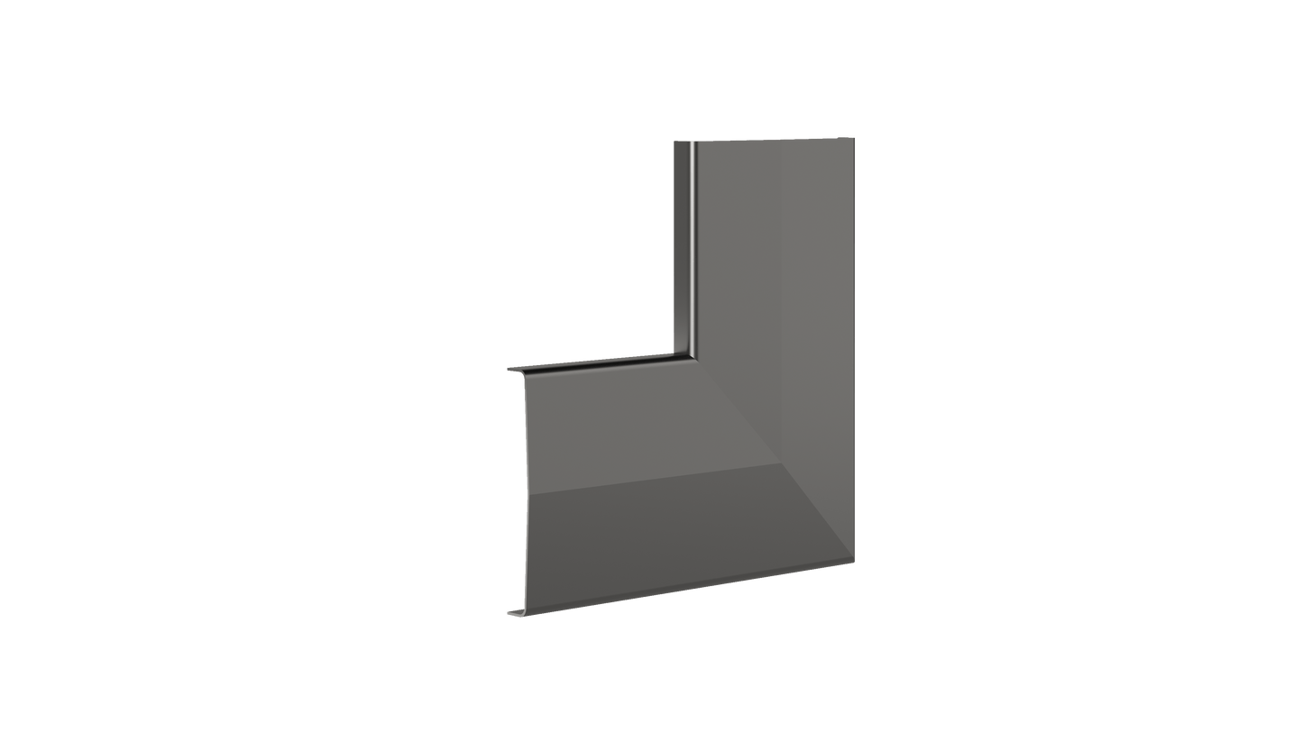 Ezyflow Series 24 Base Corner Joiner - Gunmetal