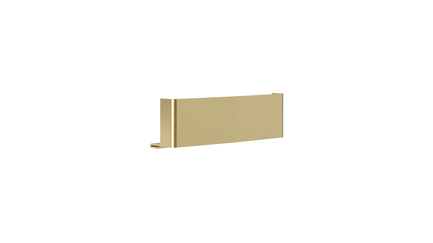 Ezyflow Series 24 Endcaps (Pair) - Brushed Brass