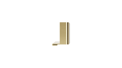 Ezyflow Series 24 Endcaps (Pair) - Brushed Brass