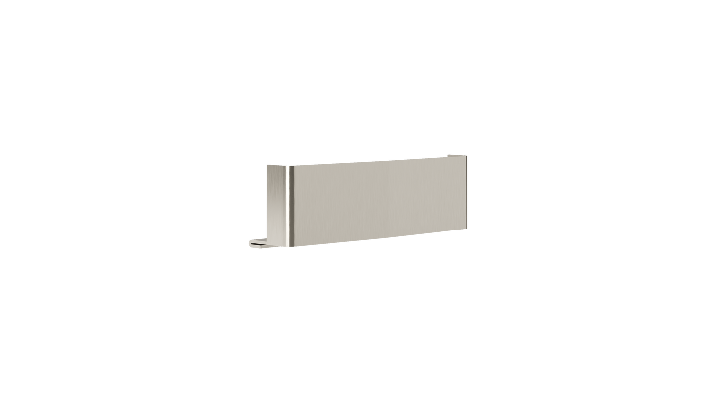 Ezyflow Series 24 Endcaps (Pair) - Brushed Nickel