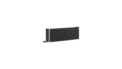 Ezyflow Series 24 Endcaps (Pair) - Matte Black
