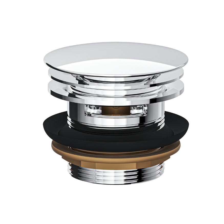 Ezyflow 40mm Pop-Up Plug & Waste with Overflow - Chrome