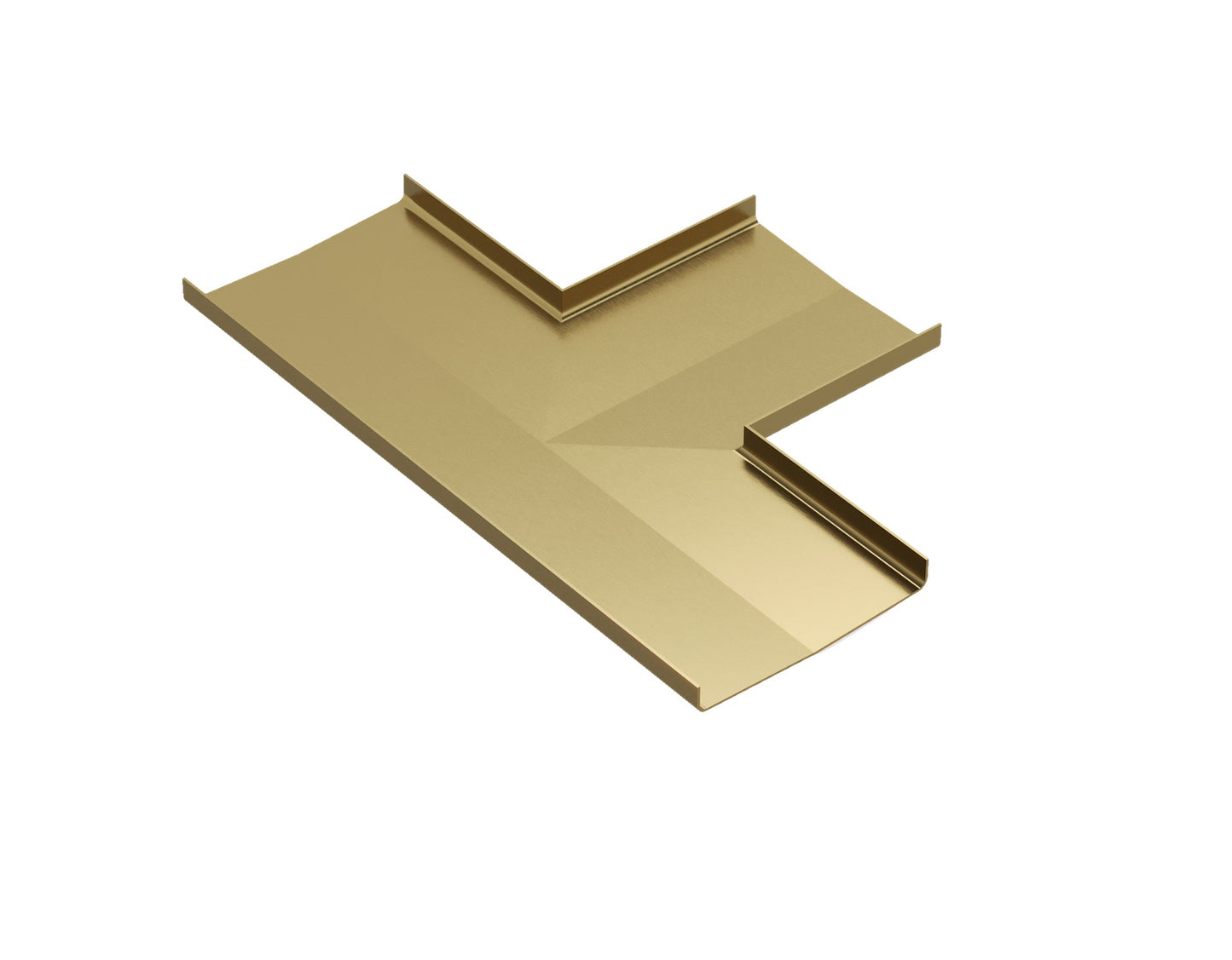 Ezyflow Series 24 Base T-Joiner - Brushed Brass