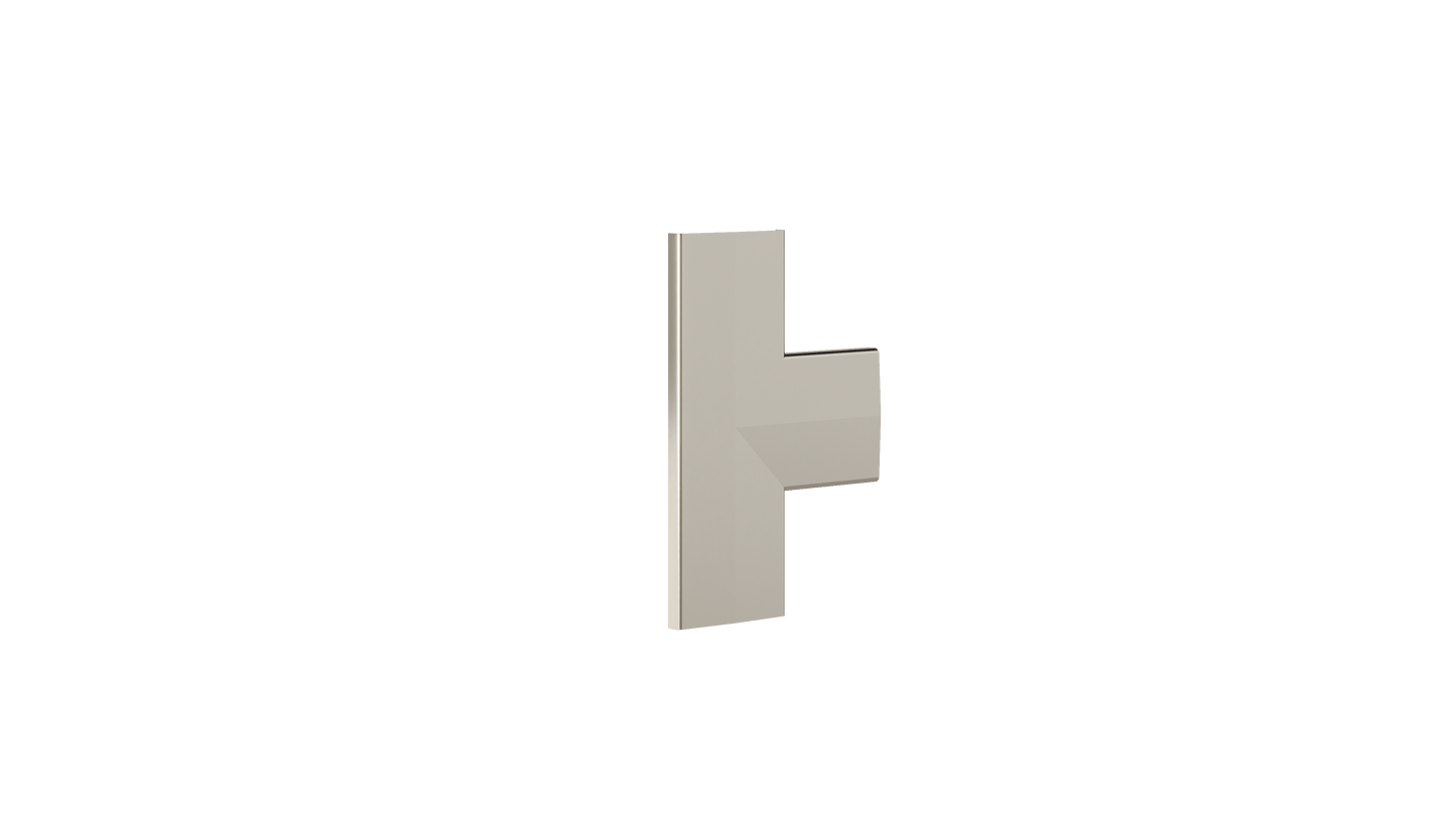 Ezyflow Series 24 Base T-Joiner - Brushed Nickel