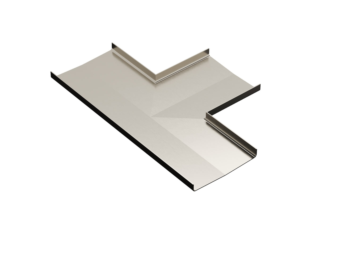 Ezyflow Series 24 Base T-Joiner - Brushed Nickel