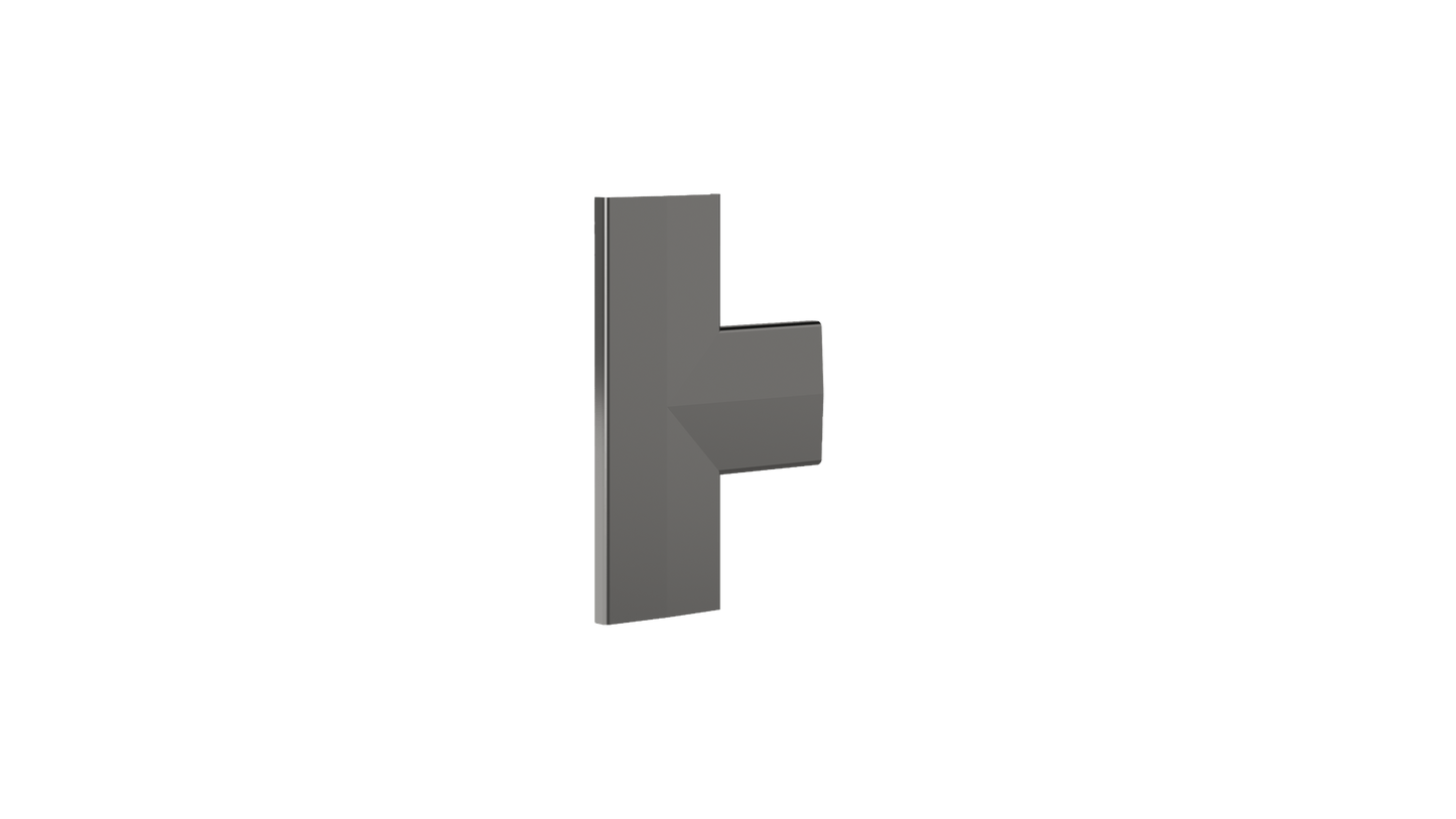 Ezyflow Series 24 Base T-Joiner - Gunmetal