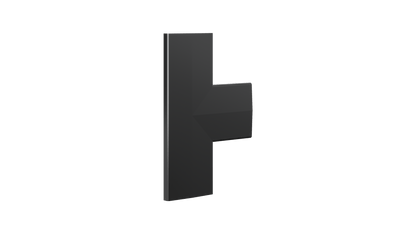 Ezyflow Series 24 Base T-Joiner - Matte Black