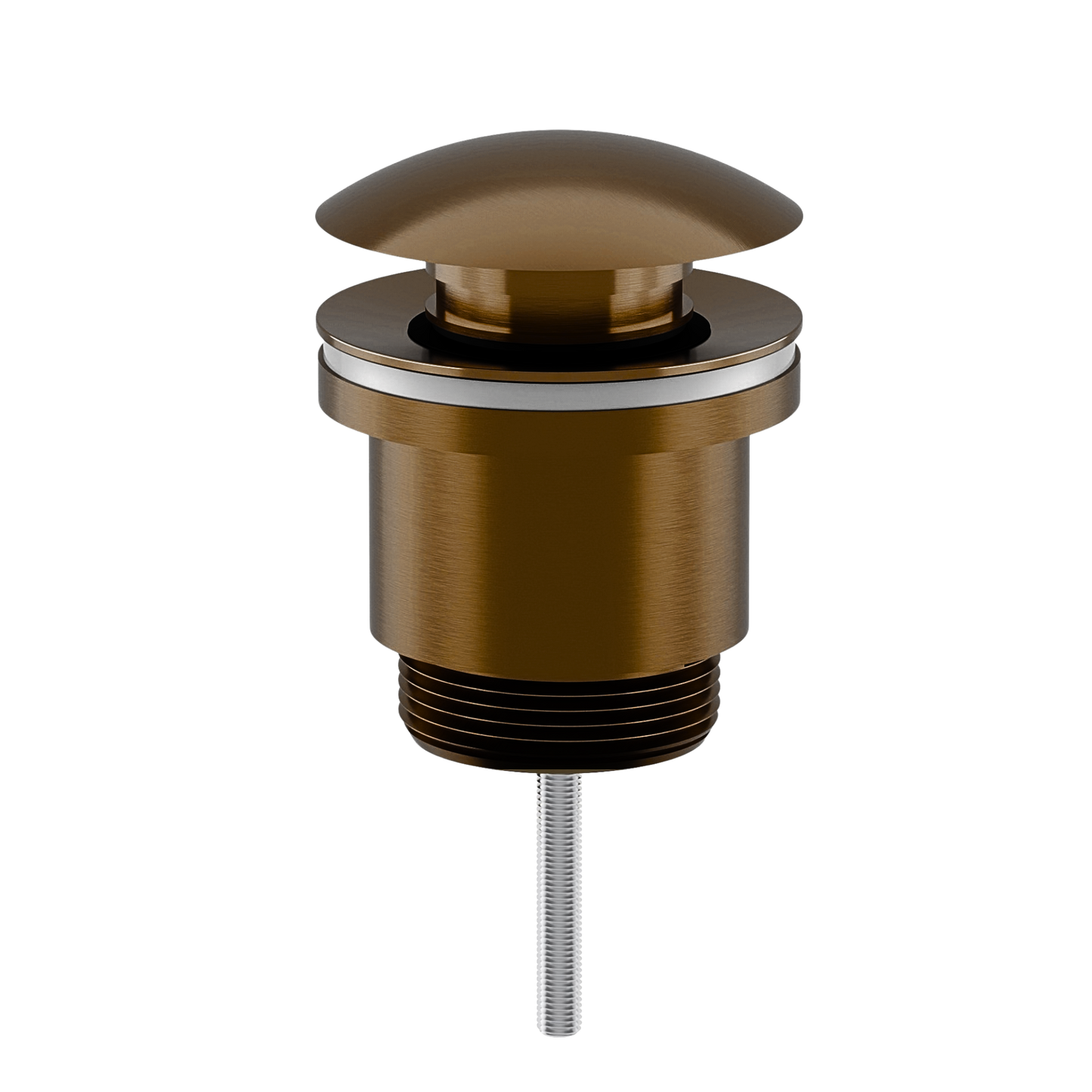 EzyFlow 32/40mm Universal Pop-Up Plug & Waste with Optional Overflow - Aged Bronze