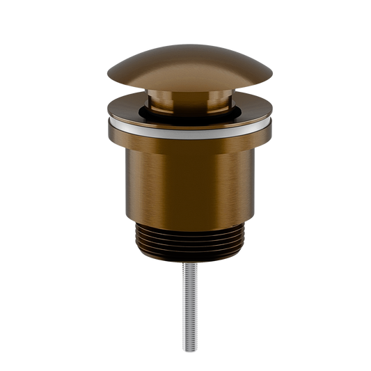 EzyFlow 32/40mm Universal Pop-Up Plug & Waste with Optional Overflow - Aged Bronze