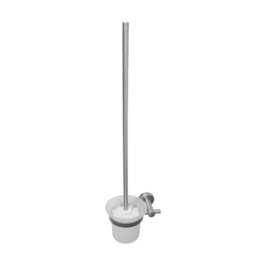 Elle Stainless Steel Toilet Pan Brush & Holder Polished - Polished