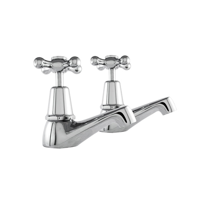 ENTICE Pillar Cocks pair - Full Chrome