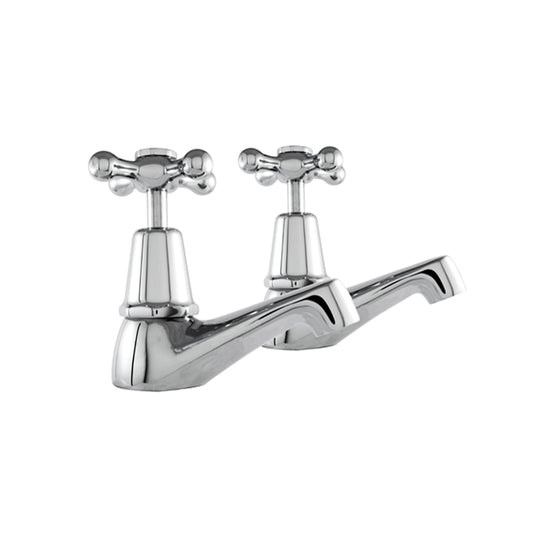 ENTICE Pillar Cocks pair - Full Chrome