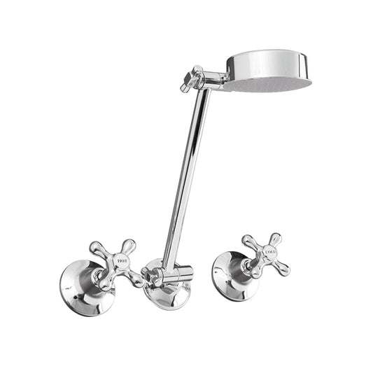 Entice Shower Set Window Faced Packaging - Full Chrome