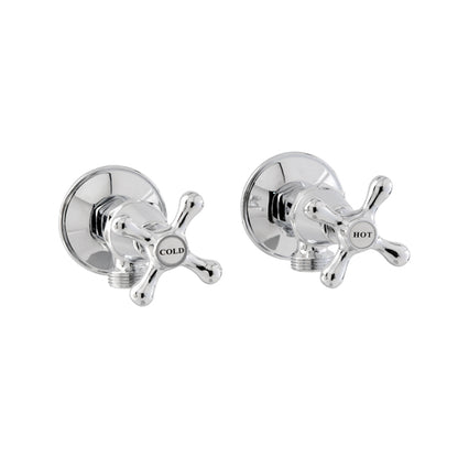 Entice Washing Machine Cocks Window Faced Packaging - Full Chrome