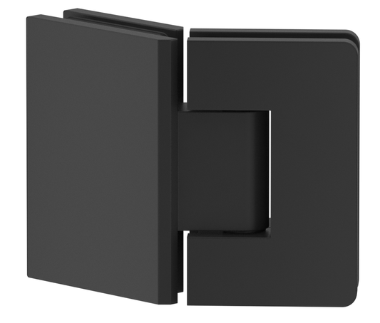 135-Degree Glass to glass hinge - BLACK