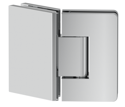 135-Degree Glass to glass hinge - CHROME
