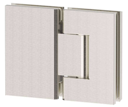 Shower Hinge Glass to Glass - BRUSHED NICKEL