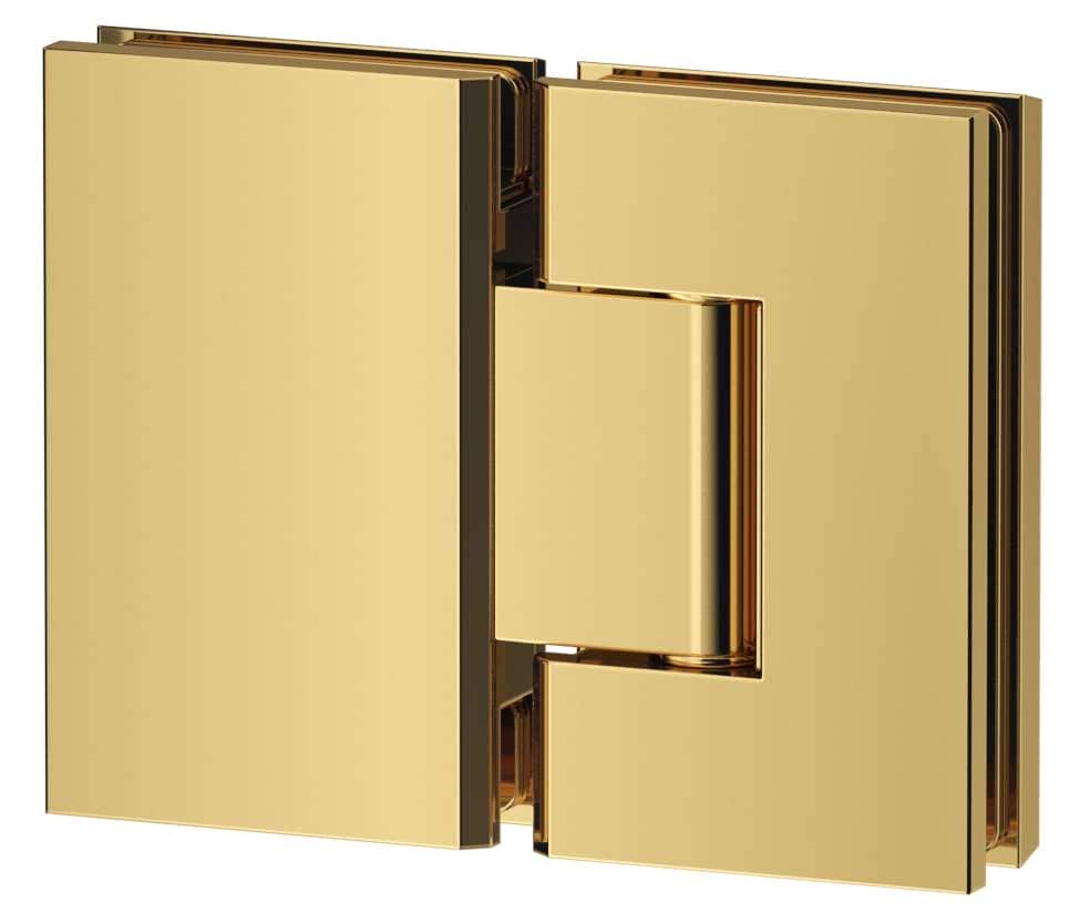 Hinge Glass to Glass - Shiny Gold