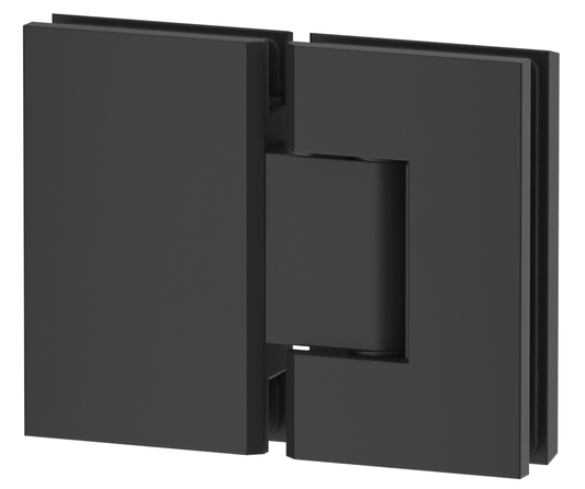 Shower Hinge Glass to Glass - BLACK
