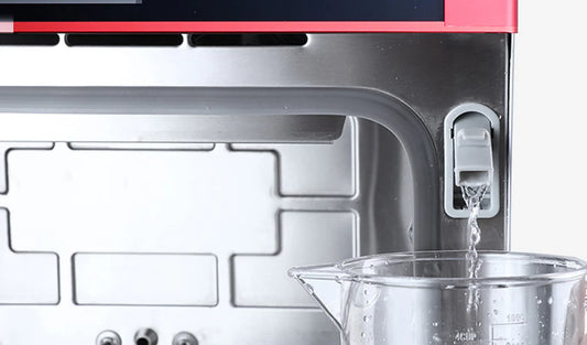 28L Red Freestanding Combi Steam Oven - Steam, Grill, Bake, Top reservoir