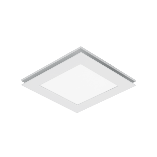 Flow 295 Square Exhaust Fan with Tricolour LED light