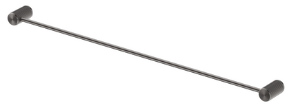 Mica Fluted Single Towel Rail - 800mm - Gunmetal