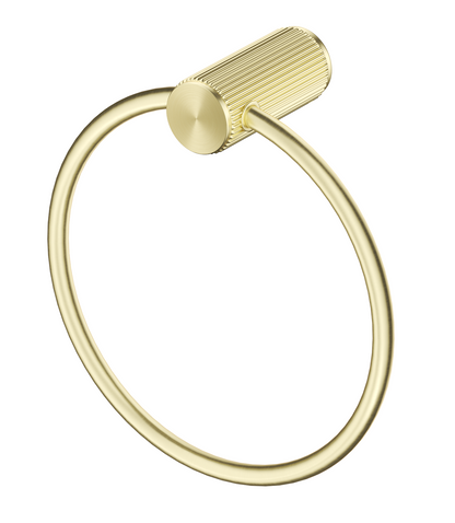 Mica Fluted Towel Ring -  French Gold